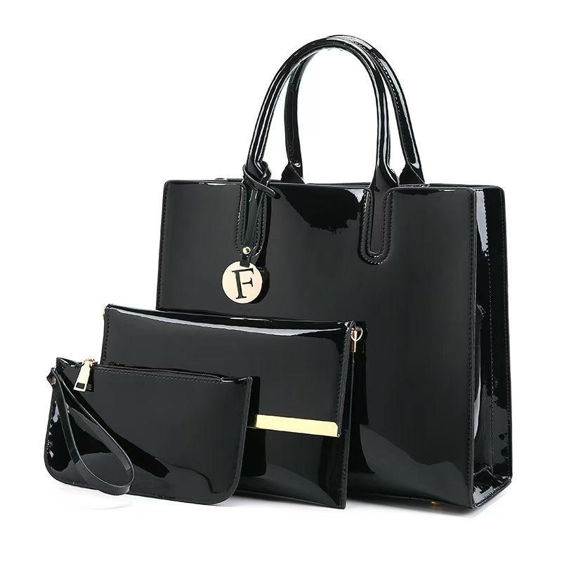 Patent leather handbags