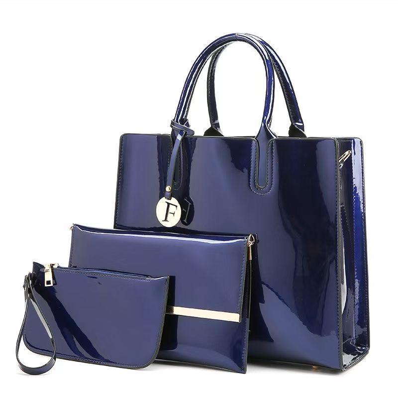 Patent leather handbags