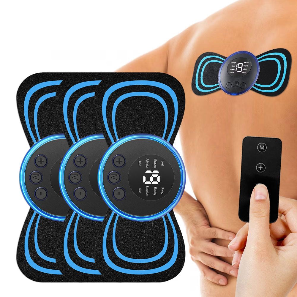 Intelligent Remote Control Cervical & Back Pulse Massager