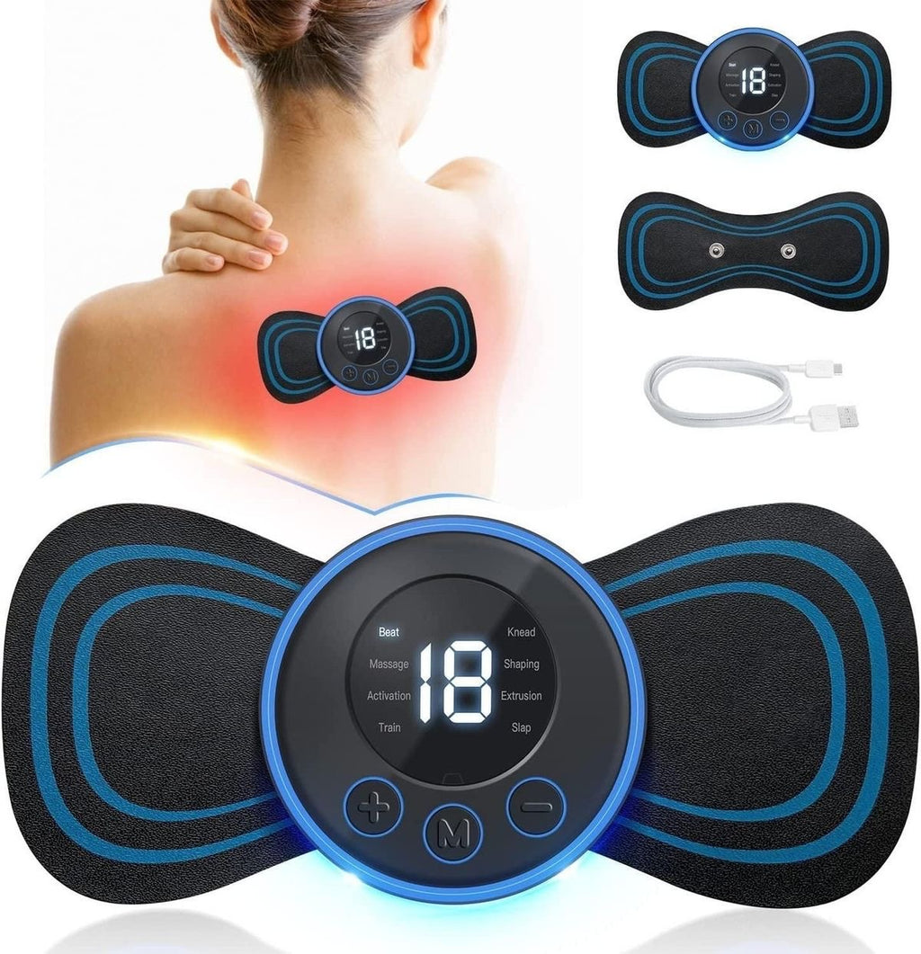 Intelligent Remote Control Cervical & Back Pulse Massager