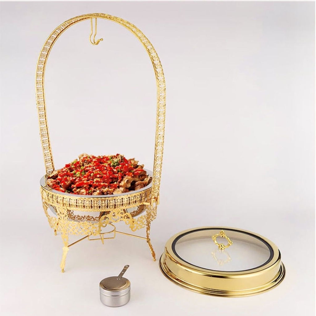 Thickened Stainless Steel Round Chafing Dish