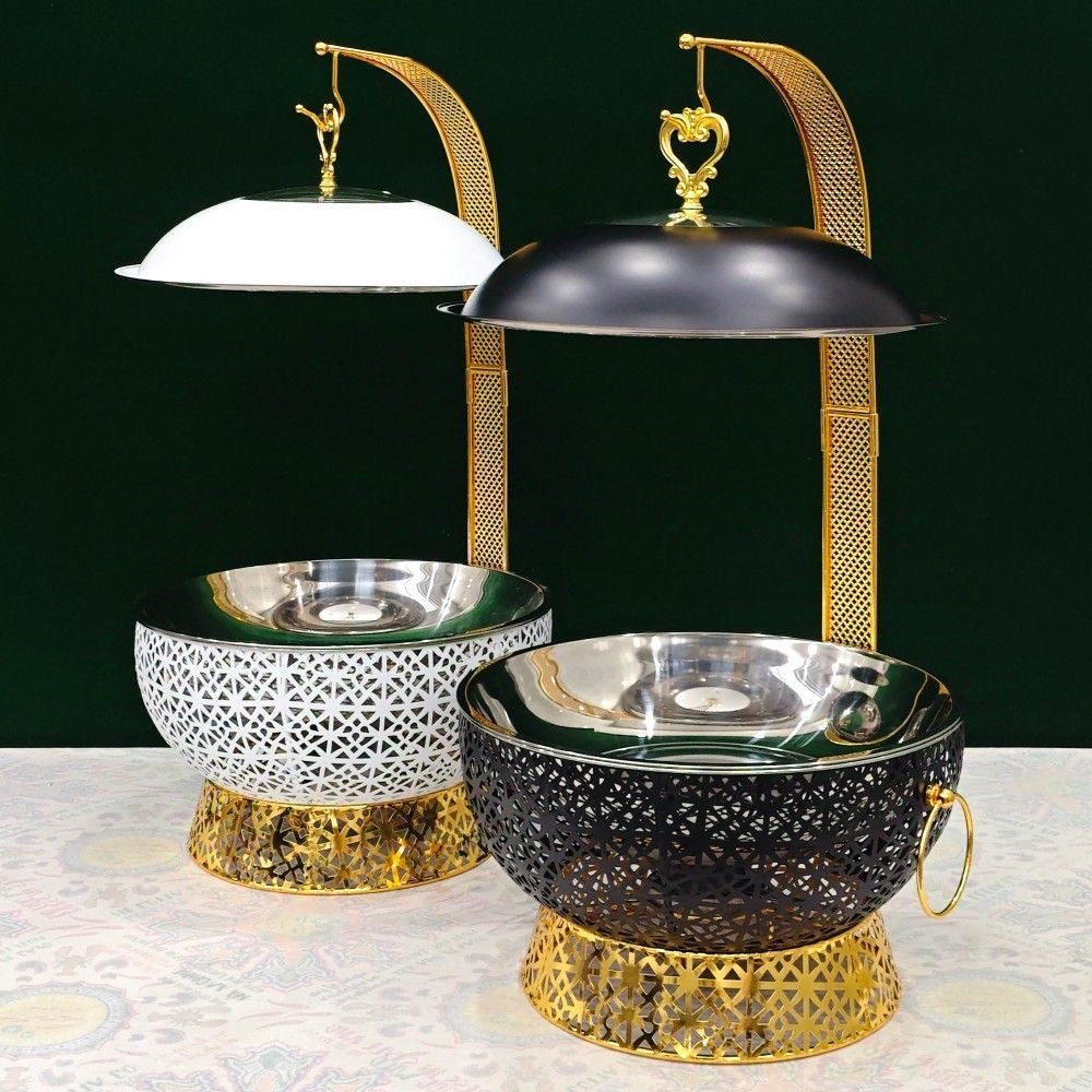 European-Style Luxury Stainless Steel Buffet Stove 8L