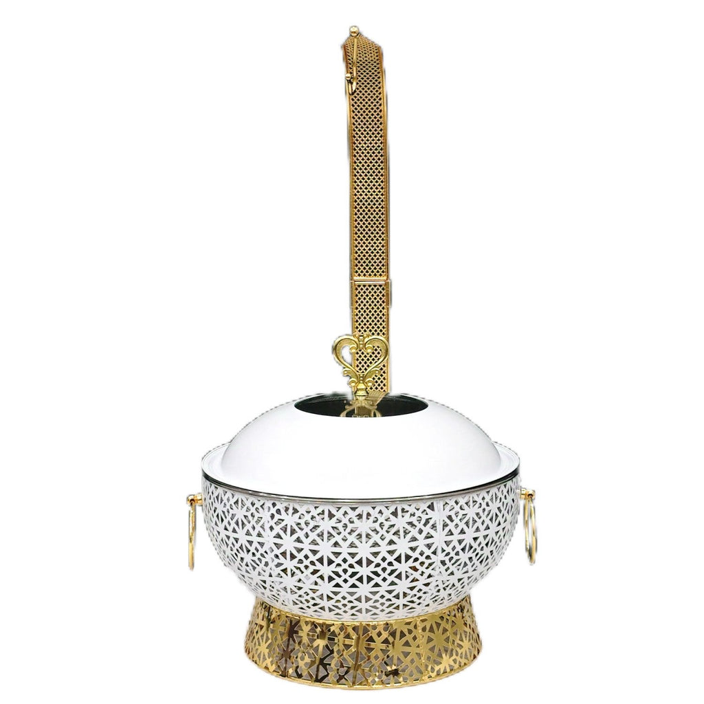 European-Style Luxury Stainless Steel Buffet Stove 8L