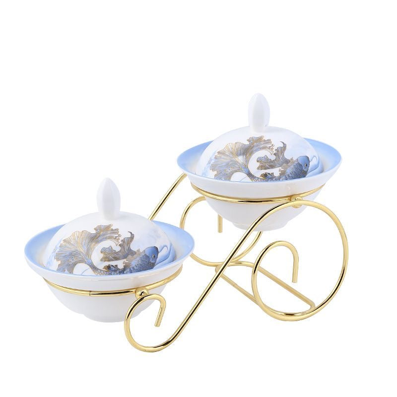 Creative Chinese Ceramic Cold Dish Set