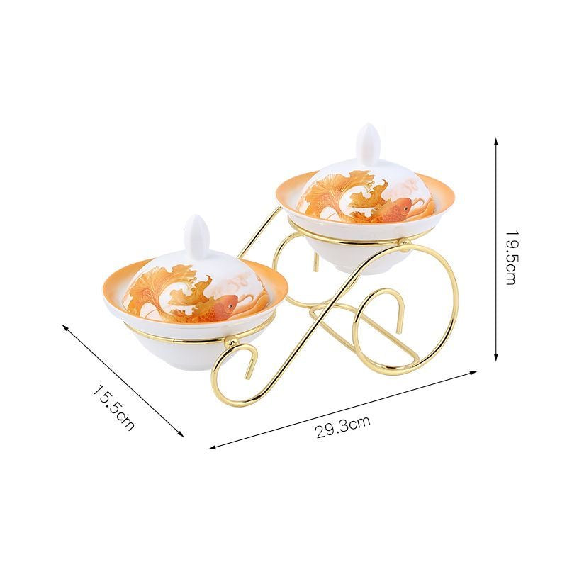 Creative Chinese Ceramic Cold Dish Set