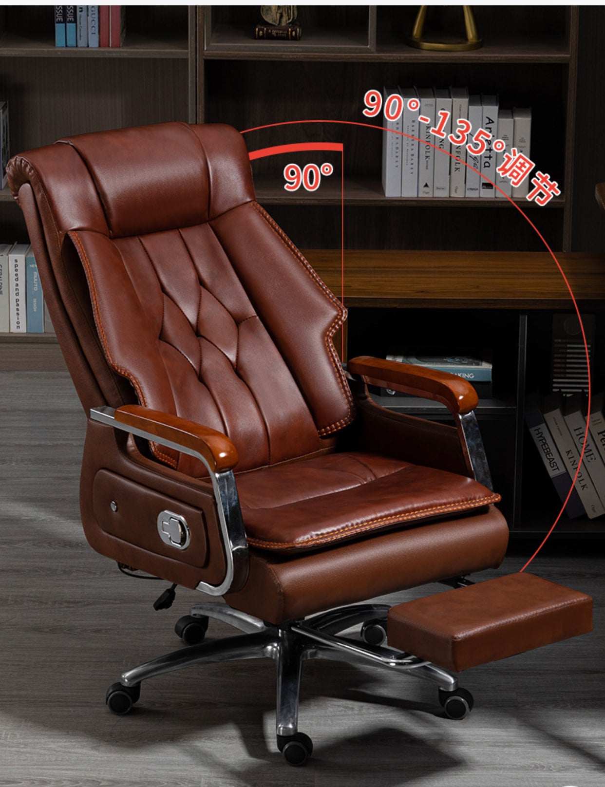 Leather boss chair