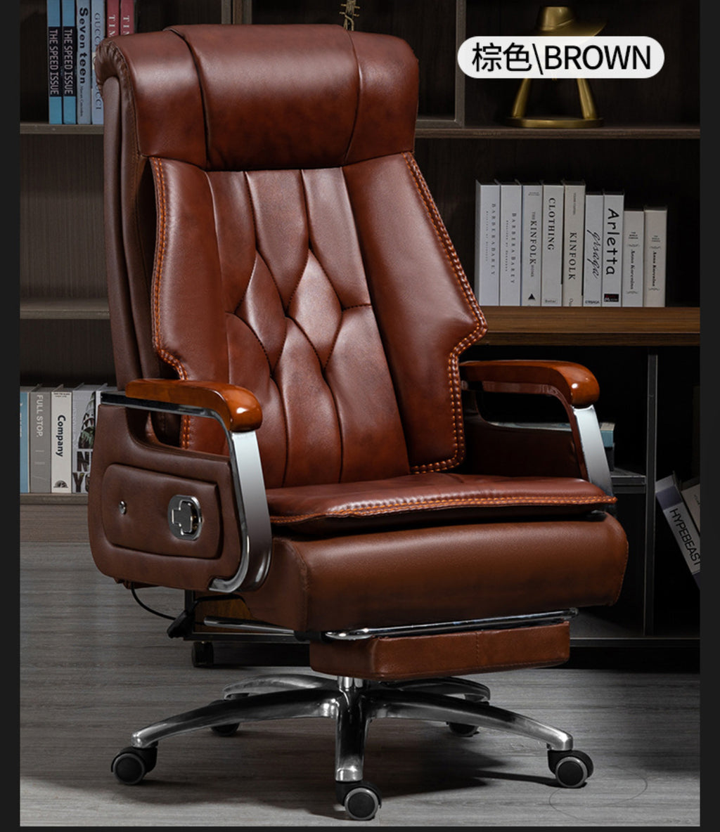 Leather boss chair