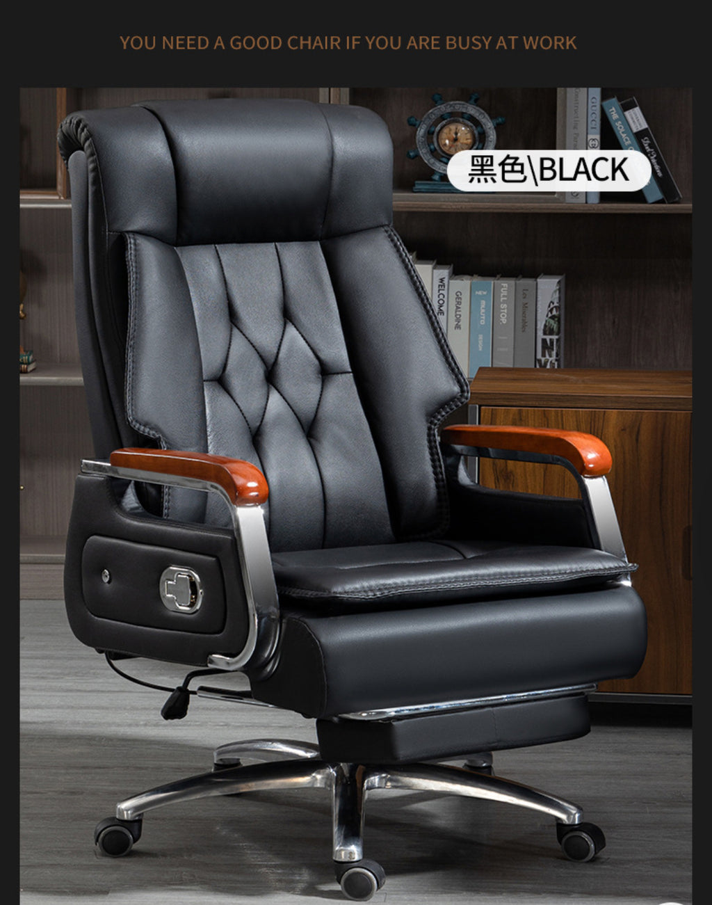 Leather boss chair