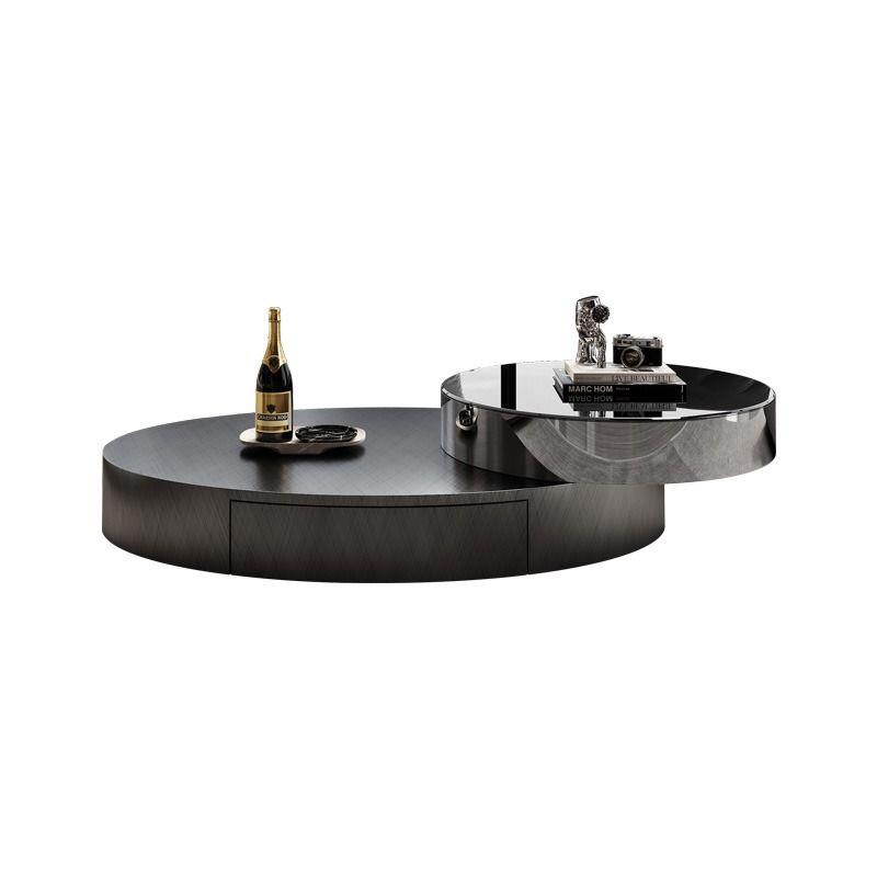 2025 Italian Modern Rotating Coffee Table