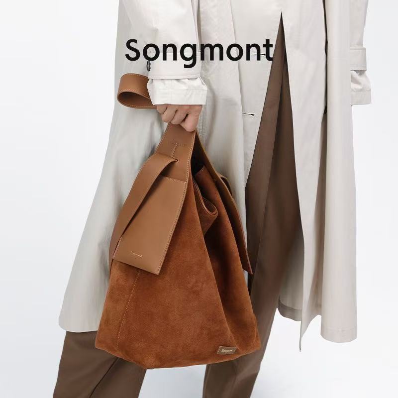 Songmont Mountain Pine Suede Tote Bag